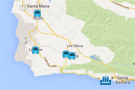 lompoc bus schedule|Lompoc – Goleta – Clean Air Express.